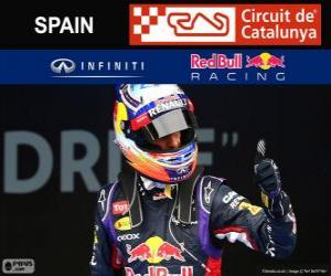 Puzzle Ντάνιελ Ricciardi - Red Bull - 2014 Ισπανικά Grand Prix, 3η ταξινομούνται